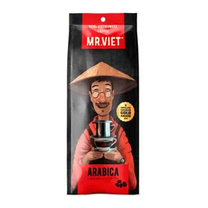Cà Phê Hạt Rang, Arabica, Roasted Coffee Beans, 8.8 oz (250g) - MR. VIET