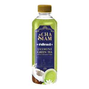 Trà Thái Xanh Hương Nhài Sữa Dừa, Jasmine Green Tea with Coconut Milk (350ml) - CHA SIAM