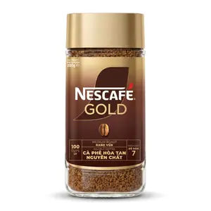 Cà Phê Hòa Tan Nguyên Chất, Gold, Instant Coffee, Medium Roast, Intensity 7 (200g) - NESCAFE
