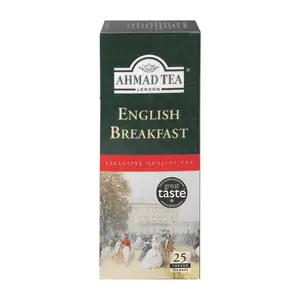Trà Đen Buổi Sáng, English Breakfast, 25 Túi Lọc (50g) - AHMAD TEA