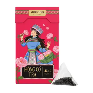 Hồng Cổ Trà, Ancient Rose Tea, 15 Túi Kim Tự Tháp, 1.05 oz (30g) - MOHODO HERITAGE