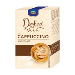 Cà Phê Hòa Tan, Dolce Vita, Cappuccino Chocolate Flavoured Instant Coffee, 10 Gói (125g) - KRUGER