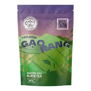 Trà Đen Gạo Rang, Roasted Rice Black Tea, 10 Gói (25g) - TEAWORKS