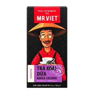 Trà Xoài Dừa Lá Rời, Fusion Tea Loose Leaf, Mango Coconut, 3.5 oz (100g) - MR. VIET