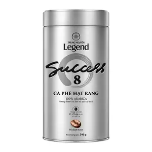 Cà Phê Hạt Rang, Legend Success 8, 100% Arabica Whole Bean Coffee, Medium Roast (340g) - TRUNG NGUYEN