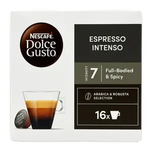 Cà Phê Viên Nén, Dolce Gusto, Espresso Intenso, Arabica & Robusta Selection, 16 Ly (112g) - NESCAFE