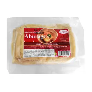Đậu Hũ Lát Chiên Aburage, Fried Aburaage Tofu Slice (150g) - VI NGUYEN