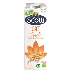 Sữa Yến Mạch Hữu Cơ, Bio Oat Soul, No Added Sugar (1L) - RISO SCOTTI