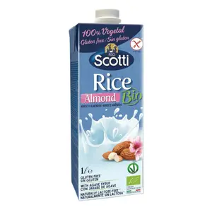 Sữa Gạo Hạnh Nhân Hữu Cơ, Bio Almond Rice Milk, Gluten Free (1L) - RISO SCOTTI