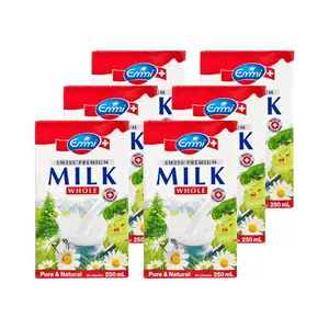 Sữa Tươi Nguyên Kem, Swiss Premium Milk, Whole (250ml) - EMMI