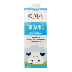 Sữa Bò Hữu Cơ Nguyên Kem, Organic Whole Fat Milk, Vitamin A & D3 (1L) - KOITA
