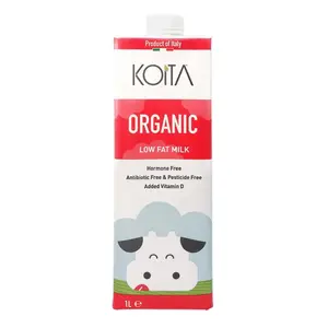 Sữa Bò Hữu Cơ Ít Béo, Organic Low Fat Milk, Vitamin A & D3 (1L) - KOITA