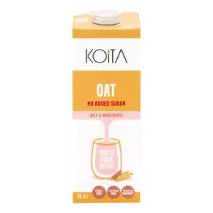 Sữa Yến Mạch, Oat Milk, No Added Sugar (1L) - KOITA