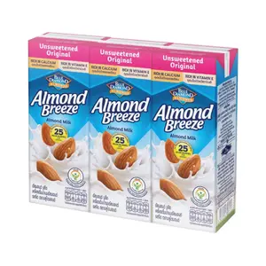 Sữa Hạnh Nhân Không Đường, Almond Breeze, Almond Milk, Unsweetened Original, 3 Hộp (540ml) - BLUE DIAMOND ALMONDS