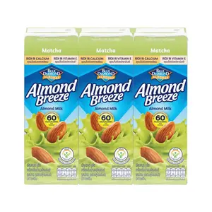 Sữa Hạnh Nhân Matcha, Almond Breeze, Almond Milk, Matcha, 3 Hộp (540ml) - BLUE DIAMOND ALMONDS