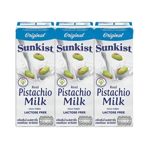 Sữa Hạt Dẻ Cười, Real Pistachio Milk, Original, Lactose Free, 3 Hộp (540ml) - SUNKIST