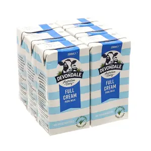 Sữa Nguyên Kem, Full Cream Pure Milk, 6 Hộp (1200ml) - DEVONDALE
