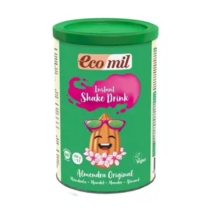 Sữa Bột Hạnh Nhân Hữu Cơ, Instant Shake Drink, Almond Original (400g) - ECOMIL