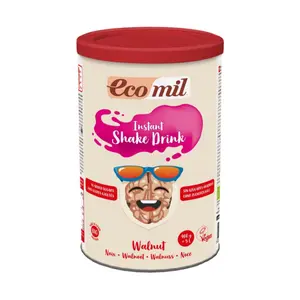 Sữa Bột Hạt Óc Chó Hữu Cơ Không Đường, Instant Shake Drink, Walnut, No Added Sugars (400g) - ECOMIL
