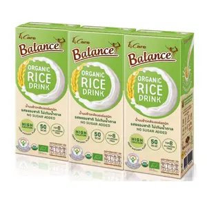 Sữa Gạo Hữu Cơ Không Đường, Organic Rice Milk, No Sugar Added, 3 Hộp (540ml) - 4CARE BALANCE