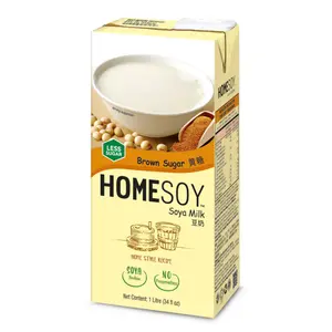 Sữa Đậu Nành Đường Nâu, Brown Sugar Soya Milk, 34 fl oz (1L) - HOMESOY