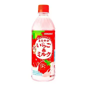 Sữa Dâu, Maroyaka Ichigo, Mellow Strawberry & Milk Drink (500ml) - SANGARIA