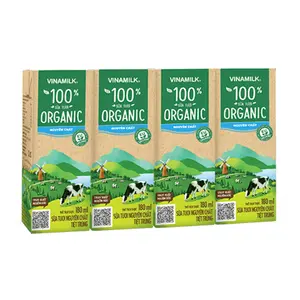 Sữa Tươi Nguyên Chất Tiệt Trùng, 100% Organic Milk (180ml) - VINAMILK