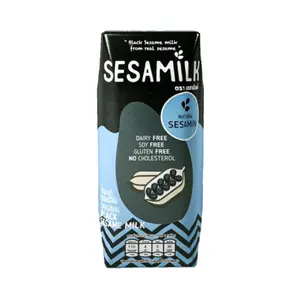 Sữa Mè Đen Không Cholesterol, Original Black Sesame Milk, Gluten Free (200ml) - SESAMILK