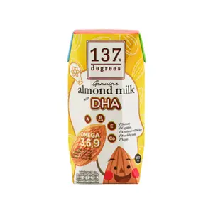 Sữa Hạnh Nhân Bổ Sung DHA, Genuine Almond Milk with DHA (180ml) - 137 DEGREES