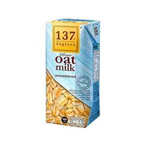 Sữa Yến Mạch Không Đường, Oat Milk, Unsweetened (180ml) - 137 DEGREES