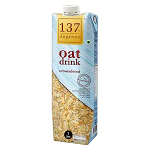 Sữa Yến Mạch Không Đường, Oat Milk, Unsweetened (1000ml) - 137 DEGREES