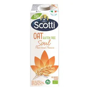 Sữa Yến Mạch Hữu Cơ Không Gluten, Bio Oat Gluten Free Soul, No Added Sugar (1L) - RISO SCOTTI