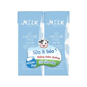 Sữa Ít Béo Không Thêm Đường, UHT Lactose Free Low Fat Milk, 2 Hộp (360ml) - MMILK