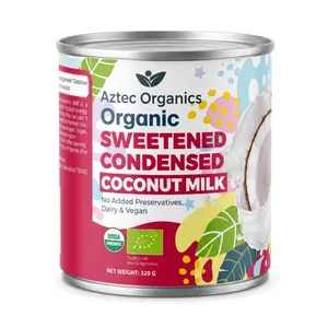 Sữa Đặc Thuần Chay Dừa Hữu Cơ, Organic Sweetened Condensed Coconut Milk (320g) - AZTEC ORGANICS