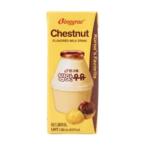 Sữa Hạt Dẻ, Chestnut Flavored Milk Drink, 6.8 fl oz (200ml) - BINGGRAE