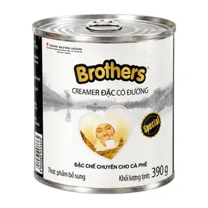 Creamer Đặc Có Đường Chuyên Cho Cà Phê, Brothers, Sweetened Condensed Creamer for Coffee (390g) - TRUNG NGUYEN