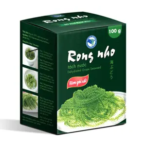 Rong Nho Tách Nước, Dehydrated Grape Seaweed (100g) - HAINAMFOODS