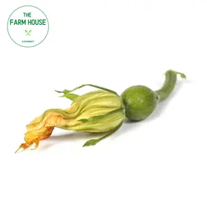 Bí Đỏ Non - Baby Pumpkin with Flower Bud - THE FARM HOUSE