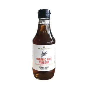 Giấm Gạo Hữu Cơ, Organic Rice Vinegar, Gluten Free (200ml) - PB FARM BRAND