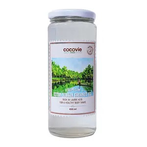 Dầu Dừa Nguyên Chất Thượng Hạng, Premium Extra Virgin Coconut Oil (450ml) - COCOVIE