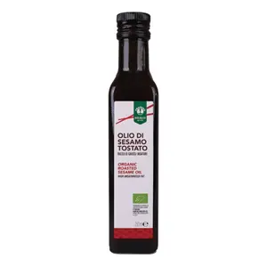 Dầu Hạt Mè Ép Lạnh Hữu Cơ, Organic Roasted Sesame Oil (250ml) - PROBIOS