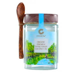 Tinh Dầu Dừa Hữu Cơ Thượng Hạng, Organic Premium Extra Virgin Coconut Oil (330ml) - COCOVIE