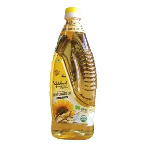 Dầu Hướng Dương Hữu Cơ Ép Lạnh, Organic Sunflower Oil,  Cold Pressed (1L) - PARLIAMENT SANJEEVANI ORGANICS