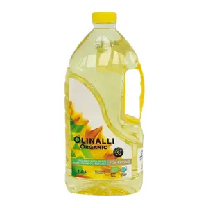 Dầu Hướng Dương Vitamin E Hữu Cơ, Organic High Oleic Sunflower Oil Refined, for Frying (1.8L) - OLINALLI