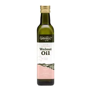 Dầu Hạt Óc Chó Nguyên Chất Ép Lạnh, Cold Pressed Walnut Oil (375ml) - PLENTY