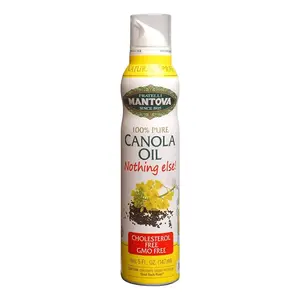 Dầu Hạt Cải Dạng Xịt, 100% Pure Canola Oil Spray, Cholesterol Free, 5 fl oz (147ml) - FRATELLI MANTOVA