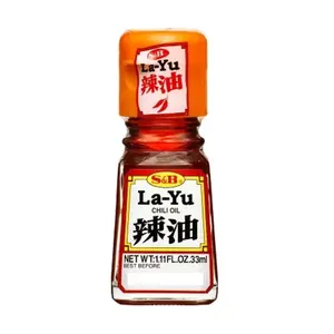Dầu Ớt Cay, La-Yu, Chili Oil, 1.11 fl oz (33ml) - S&B