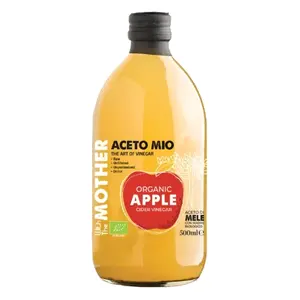 Giấm Táo Hữu Cơ Có Giấm Cái, Organic Apple Cider Vinegar with The Mother (500ml) - ACETO MIO