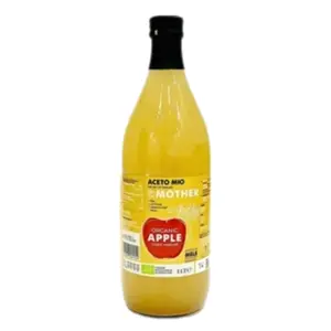 Giấm Táo Hữu Cơ Có Giấm Cái, Organic Apple Cider Vinegar with The Mother (1L) - ACETO MIO
