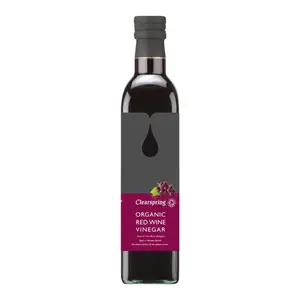 Giấm Rượu Vang Đỏ Hữu Cơ, Organic Red Wine Vinegar (500ml) - CLEARSPRING